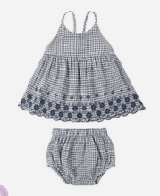 Load image into Gallery viewer, RYLEE + CRU ZENNI SET MARINE GINGHAM