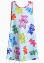 Load image into Gallery viewer, BABY SARAH | GUMMY BEAR LINE A DRESS | BLUE MULTICOLOR