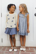 Load image into Gallery viewer, RYLEE + CRU LENNON DRESS MARINE GINGHAM