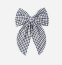 Load image into Gallery viewer, RYLEE + CRU OVERSIZED BOW MARINE GINGHAM