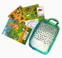 Load image into Gallery viewer, OOLY LET'S GO ACTIVITY AND COLORING KIT | ROBO DINOS