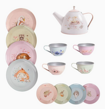 Load image into Gallery viewer, SUITCASE TEA PARTY METAL SET THE ROSALLIES - MOULIN ROTY