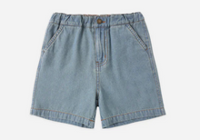 Load image into Gallery viewer, RYLEE + CRU DAWSON SHORT WASHED BLUE