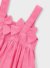 Load image into Gallery viewer, MAYORAL GIRL BACK FLOWERS DRESS.