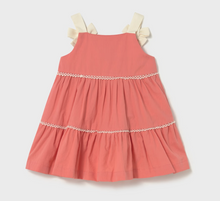 Load image into Gallery viewer, MAYORAL BABY &amp; TODDLER DRESS WITH BOWS             1924 FLAMINGO