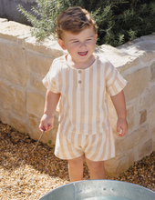 Load image into Gallery viewer, QUINCY MAE WOVEN BOXY TOP &amp; SHORT SET