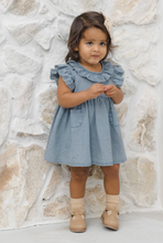 Load image into Gallery viewer, QUINCY MAE SOPHIE DRESS || CHAMBRAY