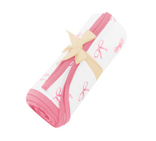 Load image into Gallery viewer, KYTE BABY SWADDLE BLANKET IN BOW