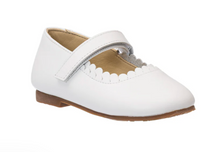 Load image into Gallery viewer, ELEPHANTITO TODDLER ARIA FLATS LEATHER SHOES | WHITE
