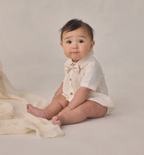 Load image into Gallery viewer, NORALEE HENRY ROMPER IVORY                    NEW ARRIVALS