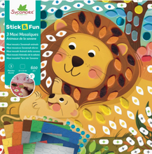 Load image into Gallery viewer, STICK 'FUN - S MOSAICS SAVANAH ANIMALS - 5+.       SYCOMORE