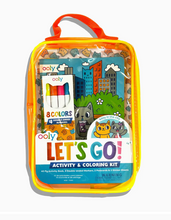 Load image into Gallery viewer, LET'S GO - ACTIVITY &amp; COLORING KIT - KITTY IN THE CITY