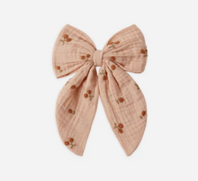 Load image into Gallery viewer, OVERSIZED BOW CHERRY EMBROIDERY