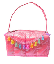 Load image into Gallery viewer, BARI LYNN GUMMY BEAR CHARMS LINK HANDBAG
