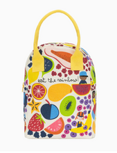 Load image into Gallery viewer, FLUF ZIPPER LUNCH BAG | EAT THE RAINBOW