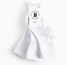 Load image into Gallery viewer, CREW SOCKS 3 PK | WHITE