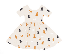 Load image into Gallery viewer, KYTE BABY TWIRL DRESS IN FLUFFY DOG