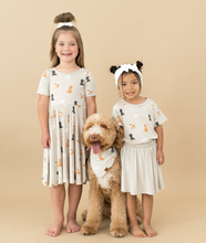 Load image into Gallery viewer, KYTE BABY TWIRL DRESS IN FLUFFY DOG