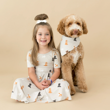 Load image into Gallery viewer, KYTE BABY TWIRL DRESS IN FLUFFY DOG