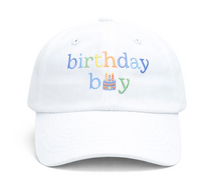 Load image into Gallery viewer, BIRTHDAY BOY BASEBALL HAT by BITS &amp; BOWS