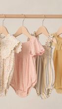 Load image into Gallery viewer, ROXY ROMPER | PETAL GINGHAM ON SALE               ONLY 3/6 M