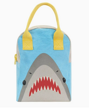 Load image into Gallery viewer, FLUF ZIPPER LUNCH BAG - SHARK