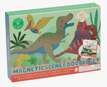 Load image into Gallery viewer, DINOSAUR MAGNETIC SET &amp; DOODLES                 FLOSS &amp; ROCK