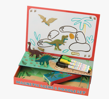 Load image into Gallery viewer, DINOSAUR MAGNETIC SET &amp; DOODLES                 FLOSS &amp; ROCK