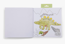 Load image into Gallery viewer, SCRIBBLE SNIFFS DINOSAUR MY COLORING BOOK.      FLOSS &amp; ROCK