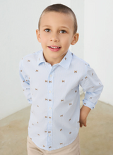 Load image into Gallery viewer, MAYORAL BOY  PRINTED LONG SLEEVE SHIRT                 PERRITOS