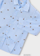 Load image into Gallery viewer, MAYORAL BOY  PRINTED LONG SLEEVE SHIRT                 PERRITOS