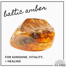Load image into Gallery viewer, R B AMBER DARK COGNAC BALTIC AMBER BRACELET                 ADULT