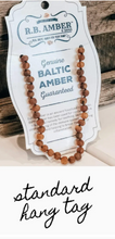 Load image into Gallery viewer, KIDS | DARK COGNAC BALTIC AMBER NECKLACE