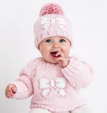 Load image into Gallery viewer, BOW BEANIE HAT FOR BABY &amp; KIDS