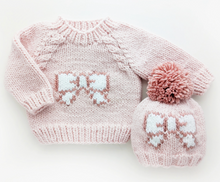Load image into Gallery viewer, BOW BEANIE HAT FOR BABY &amp; KIDS