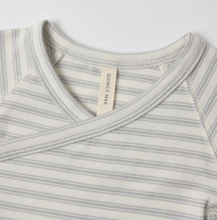 Load image into Gallery viewer, SIDE SNAP BODYSUIT + PANT CLOUD STRIPE                           QUINCY MAE