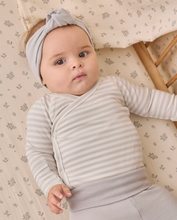 Load image into Gallery viewer, SIDE SNAP BODYSUIT + PANT CLOUD STRIPE                           QUINCY MAE