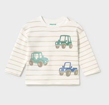 Load image into Gallery viewer, MAYORAL BABY STRIPED CAR  T SHIRT