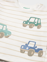 Load image into Gallery viewer, MAYORAL BABY STRIPED CAR  T SHIRT