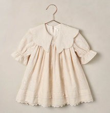Load image into Gallery viewer, NORALEE MABEL EMBROIDERED DRESS | NATURAL