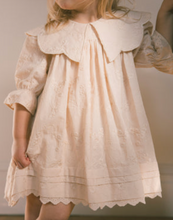 Load image into Gallery viewer, NORALEE MABEL EMBROIDERED DRESS | NATURAL