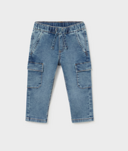 Load image into Gallery viewer, MYRL BABY SOFT DENIM CARGO PANTS