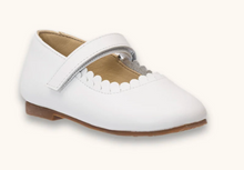 Load image into Gallery viewer, ELEPHANTITO | TODDLER ARIA BALLET FLAT LEATHER SHOES / WHITE