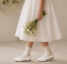 Load image into Gallery viewer, ELEPHANTITO  ARIA BALLET FLAT | WHITE LEATHER