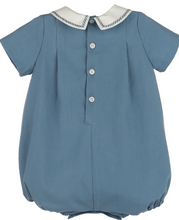 Load image into Gallery viewer, FALL GARDEN BABY BOY IN BLUE | LULI &amp; ME