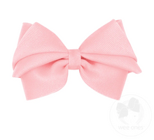 Load image into Gallery viewer, WEE ONES SMALL PLEATED GROSGRAIN BOW PINK &amp; MORE COLORS