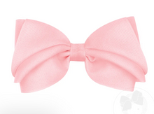 Load image into Gallery viewer, WEE ONES MINI KING PLEATED GROSGRAIN HAIRBOW PINK &amp; MORE COLORS