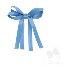 Load image into Gallery viewer, WEE ONES TINY SATIN DOUBLE LOOP STREAMER BOW SB &amp; MORE COLORS