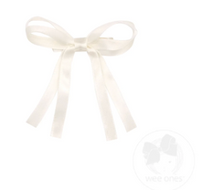 Load image into Gallery viewer, WEE ONES TINY SATIN DOUBLE LOOP STREAMER BOW SB &amp; MORE COLORS