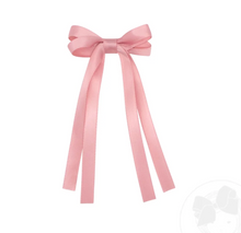 Load image into Gallery viewer, WEE ONES TINY SATIN DOUBLE LOOP STREAMER BOW SB &amp; MORE COLORS
